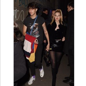 UNIF Latex Gia Mini Skirt Small